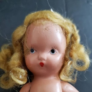 Vintage Nancy Ann Story book Doll Hand Painted face 5 1/2&quot;