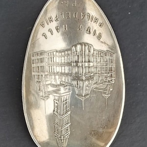 Vintage souvenir Sterling silver Philadelphia spoons