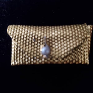 Vintage Barbie Puppen Geldbörse Gold