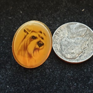 vintage Dog pin / brooch  gold Plated Made in USA