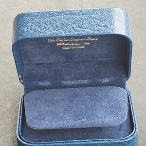Vintage Leather Box H. W. Beattie & Son INC. Jewelry Box