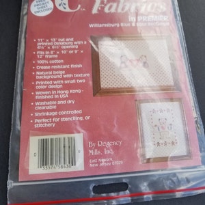 Vintage Country cross stitch fabric by Regency never opened