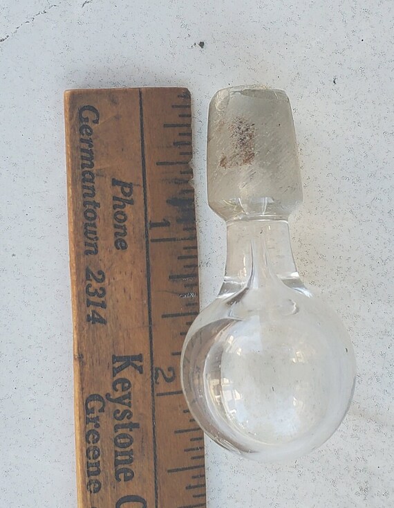 Vintage Perfume Glass Stopper - image 3