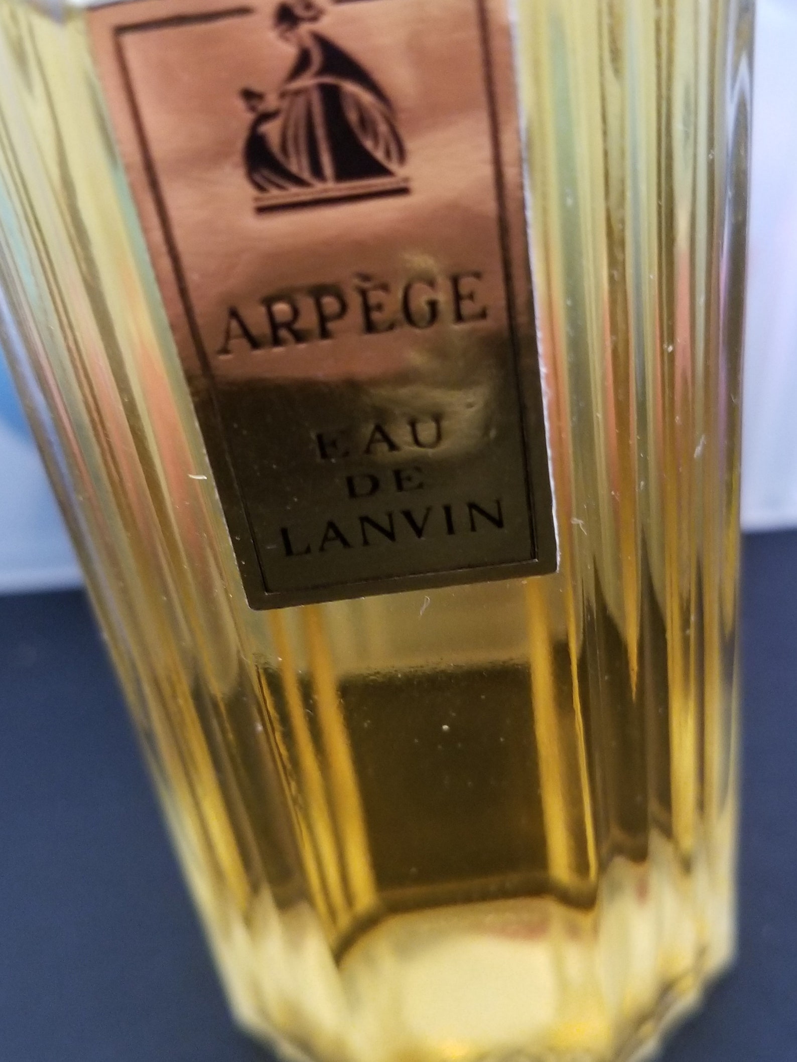 Collier Chaîne Vintage LANVIN - Signé Arpège - Doré - Alliage - Occasion