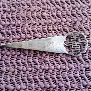 Victorian  Antique Sterling Spoon signed Sterling