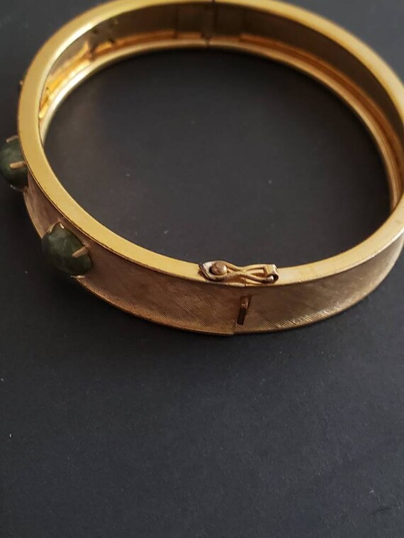 Vintage Bangle Gold tone Bracelet - image 3