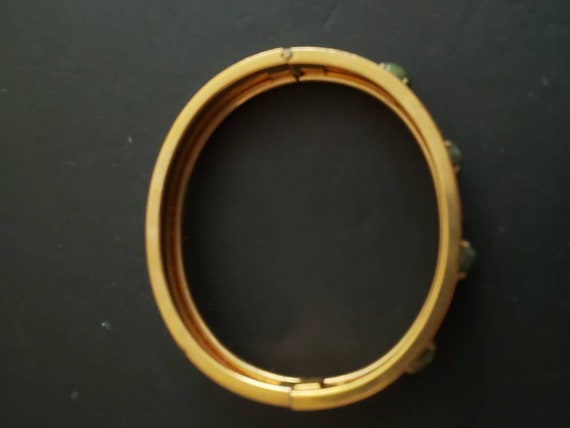 Vintage Bangle Gold tone Bracelet - image 4