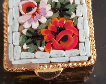 Vintage MOASIC PILL BOX