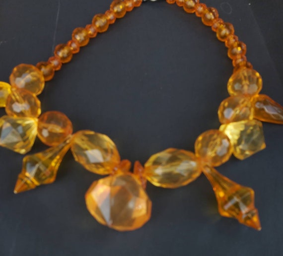 Lucite Colorful Necklace - image 1