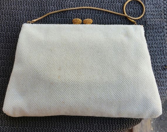 Vintage 1960's beaded purse made in FRANCE for jo… - image 1