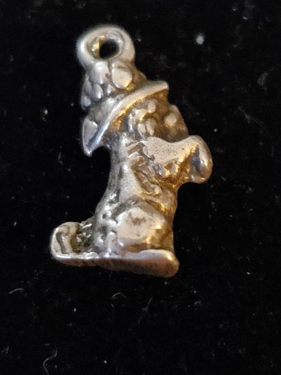 Vintage Easter Bunny CHARM Sterling silver 2.5g