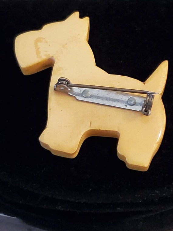 Vintage Bakelite SCOTTIE Dog 1930s BROOCH / PIN - image 2