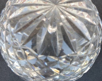 vintage Waterford Crystal Paperweight signé