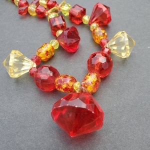 Lucite Colorful Necklace Funkey Jewels