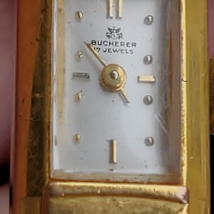 Vintage  Bucherer  Women Watch 17 jewel.
