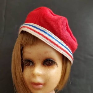 Vintage Barbie Doll Clothes 1960s Red Hat