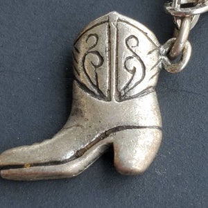 Vintage Cowboy boots CHARM Sterling silver