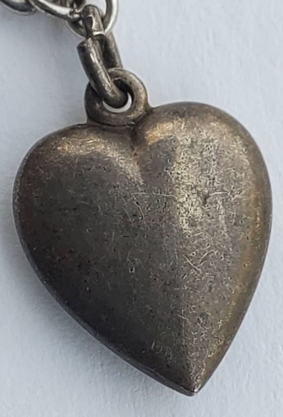 Vintage Tiny Heart CHARM Sterling silver