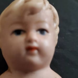 Antique Victorian German Doll Hand Painted