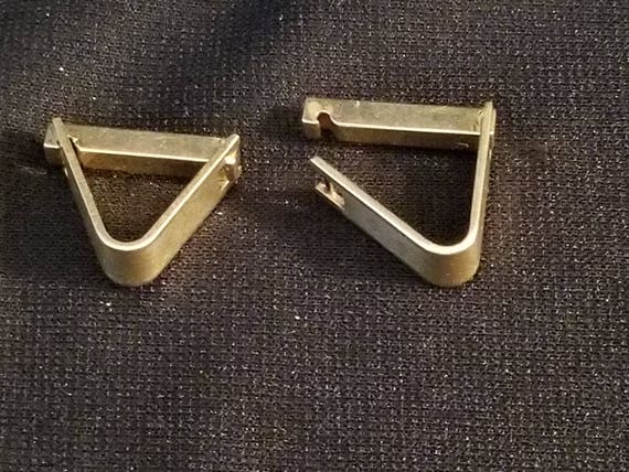 Vintage 14kt. gold cuff links signed 14K - image 3