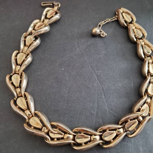 Vintage Gold Plated Necklace 1950&#39;s