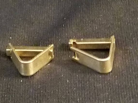 Vintage 14kt. gold cuff links signed 14K - image 1