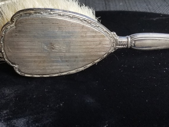 Antique Baby Sterling Silver Hair Brush Art Deco Etsy