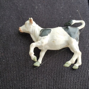 Vintage Cow Nativity Christmas Barnyard made in England Britains