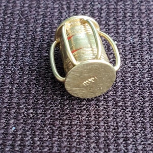 14k Gold Charm / Pendant Barrel? 14kt. gold charm shaped 3-D 3.0 G
