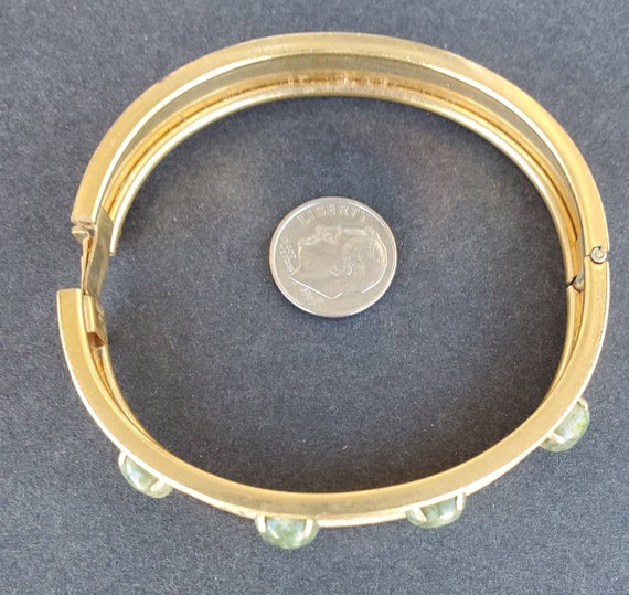 Vintage Bangle Gold tone Bracelet - image 6