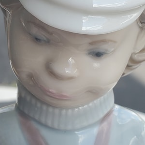Vintage Lladro Figurine Boy with soccer Ball #1069