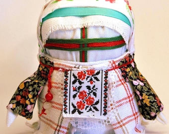 Muñeca amuleto ucraniana hecha a mano Motanka: Muñeca tradicional