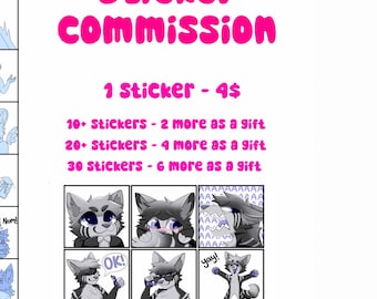 YCH Sticker Commission | Custom Digital Stickers