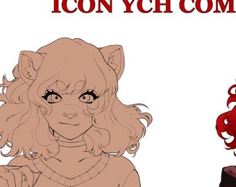 Custom Furry Anthro Avatar Icon | Personalized OC Profile Picture | Digital Commission