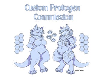 Protogen Reference Sheet Commission YCH custom