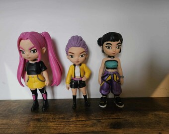 Figurines K-POP DE-MON HUNTERS - Set De 6 En Vinyle, Environ 10 Cm, Pour Collection Ou Cadeau