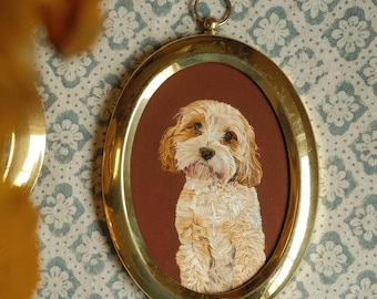 Custom Pet Portrait Oil Painting