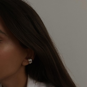 Minimalist Sterling Silver Cuff Earring, No Piercing Needed, 925 sterling silver, gift for her