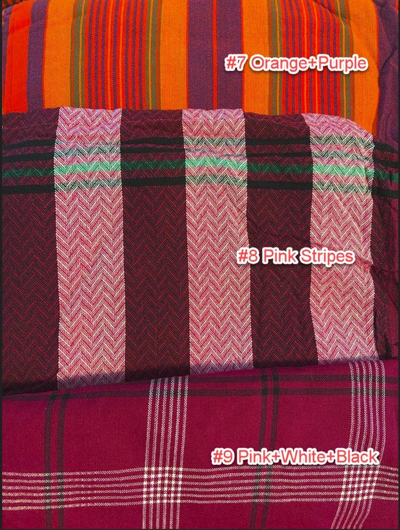 Maasai Shuka Blanket: Traditional African Acrylic Fabric - Shop for a Cause #9 Pink+White+Black