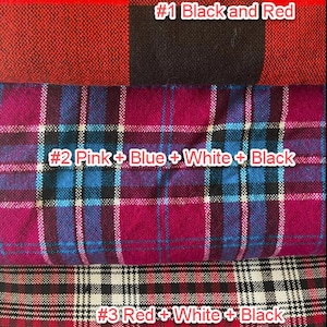 Maasai Shuka Blanket: Traditional African Acrylic Fabric - Shop for a Cause Bild 5