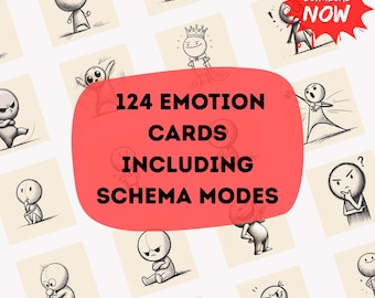 Emotionskarten, Schematherapie Karteikarten (Printable Card)