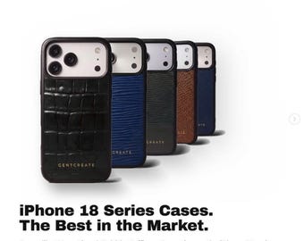 iPhone 18,17,16,15,14 Personalized Handmade Crocodile Embossed Calfskin Leather iPhone Case, Luxury Phone Cover