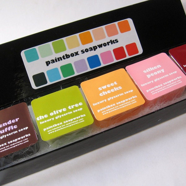 The Paintbox - Luxury Glycerin Soap Custom Sample Collection