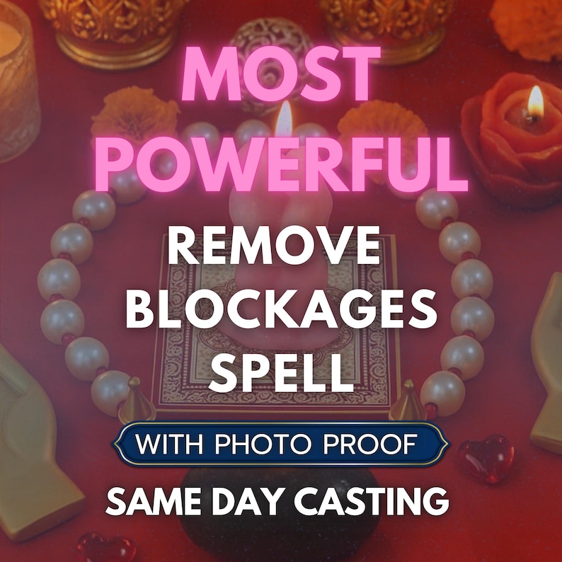 Remove Blockages Spell | Energy Cleansing Ritual | Release Negative Energy | Spiritual Heal image 1