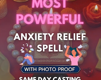 Anxiety Relief Ritual – Emotional Ease, Release Heavy Energy, Calm Mind & Inner Balance Spell