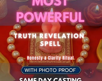 Truth Revealing Spell: Honesty & Clarity Ritual (Same-Day Casting)