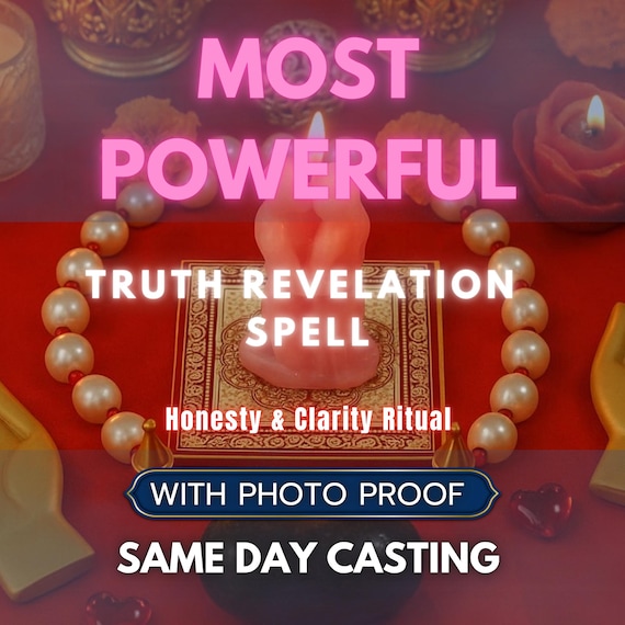 Truth Revealing Spell: Honesty & Clarity Ritual (Same-Day Casting)