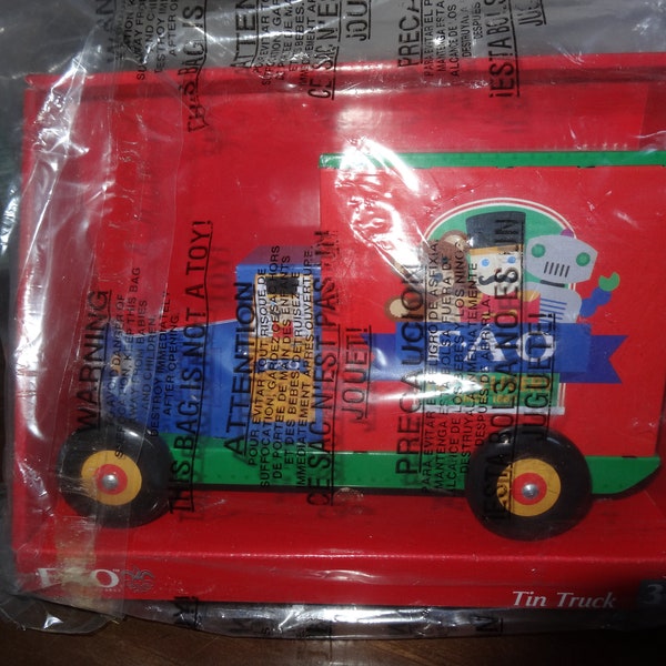 FAO Schwarz Tin Truck New In Original Box