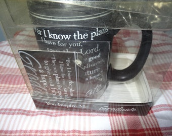 You Inspire Me-Graduate Ceramic Mug With Scripture Cards