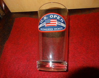 Collectible U.S. Open Winged Foot Glass